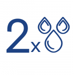 More than double the life of lube oil. (1)